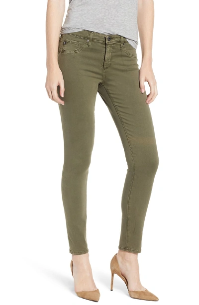 Shop Ag The Legging Ankle Jeans In Sulfur Dried Ave