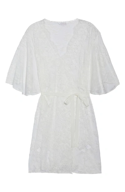 Shop Homebodii Kassiah Short Lace Wrap In White