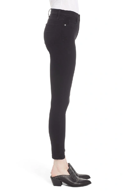 Shop Current Elliott The Stiletto High Waist Ankle Skinny Jeans In Clean Stretch Black