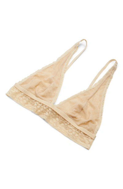 Shop Cosabella Sweet Treats Snakes Tall Triangle Bralette In Blush