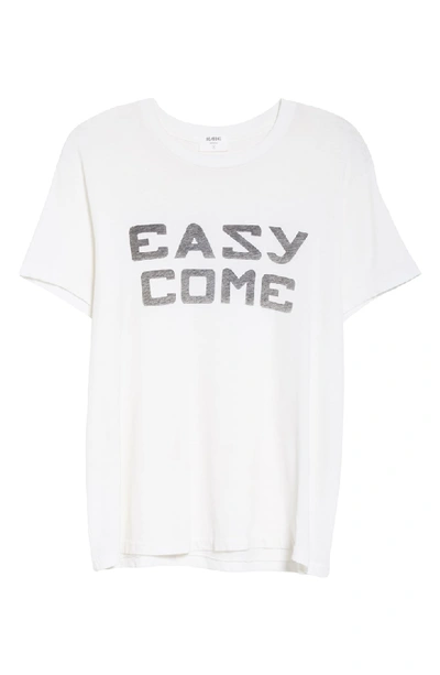 Shop Re/done Easy Come Easy Go Girlfriend Tee In Optic White