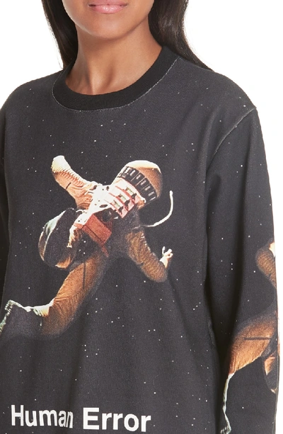 Shop Undercover Spaceman Sweatshirt In Black Base