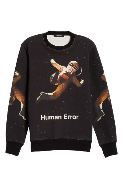 Shop Undercover Spaceman Sweatshirt In Black Base
