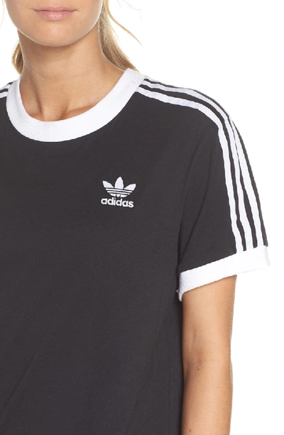 Adidas Originals Adidas Women's Originals 3-stripes T-shirt In Black Size  Small 100% Cotton | ModeSens