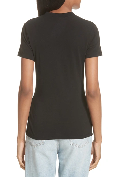 Shop Alexander Wang T High Twist Jersey Tee In Black