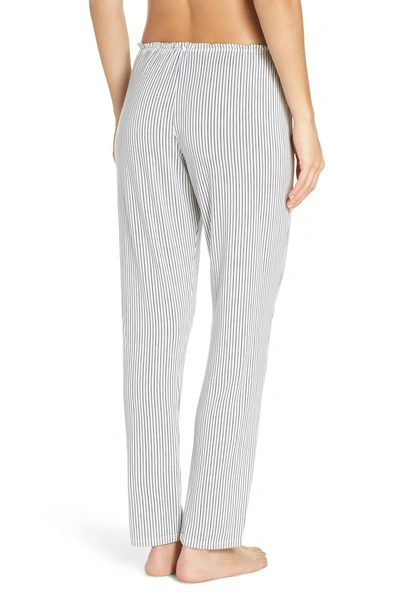 Shop Eberjey Nordic Stripe Pajama Pants In Multi/ Ivory