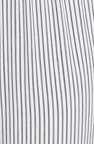 Shop Eberjey Nordic Stripe Pajama Pants In Multi/ Ivory