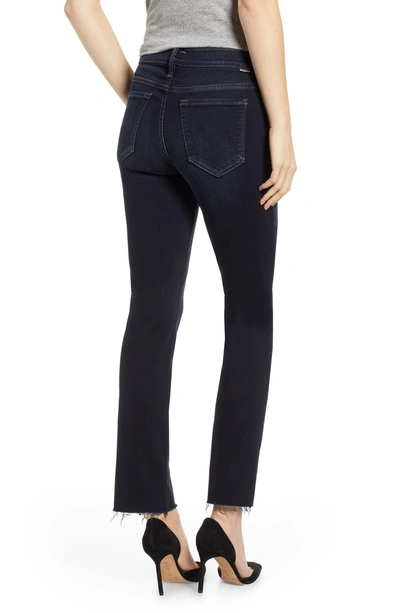 Shop Mother The Rascal Raw Hem High Waist Ankle Snippet Jeans In Coffee Tea Or Me