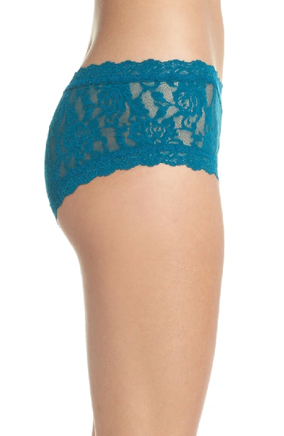 Shop Hanky Panky 'signature Lace' Boyshorts In Enchanted Forest
