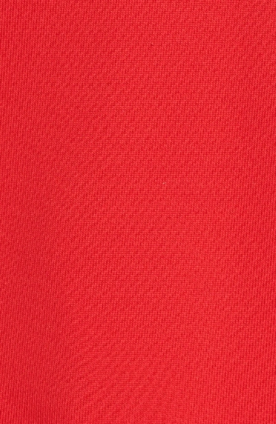 Shop Nike Half Zip Fleece Hoodie In University Red/ Black