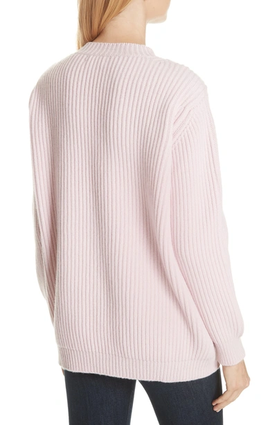 Shop Daughter Inver Ribbed Wool & Cashmere Sweater In Delicato