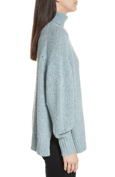 Shop Isabel Marant Harriett Cashmere Turtleneck Sweater In Faded Blue