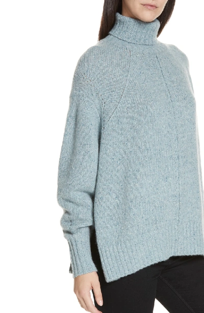 Shop Isabel Marant Harriett Cashmere Turtleneck Sweater In Faded Blue
