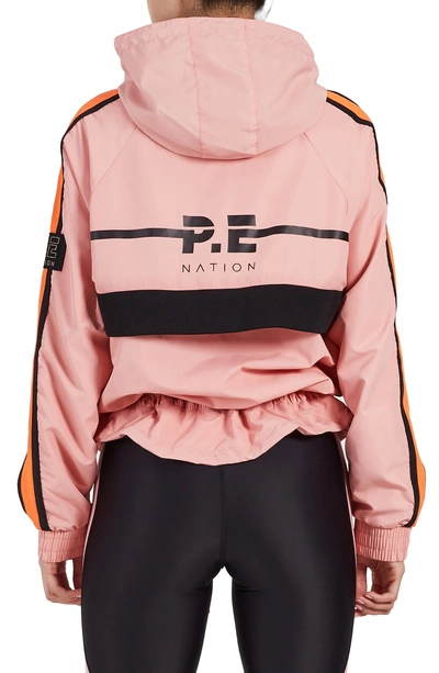 Shop P.e Nation P.e. Nation Slouchy Jacket In Salmon