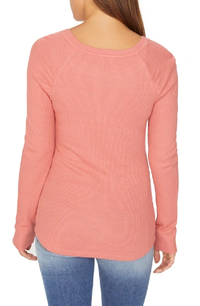 Shop Sanctuary Kenzie Thermal Pullover In Babydoll