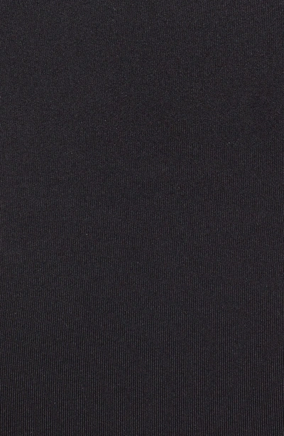 Shop Fendi Logo Side Stripe Sports Bra In Black