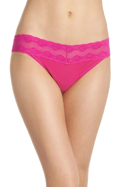 Shop Natori Bliss Perfection Thong In Honeysuckle