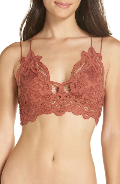 Shop Free People Intimately Fp Adella Longline Bralette In Coral