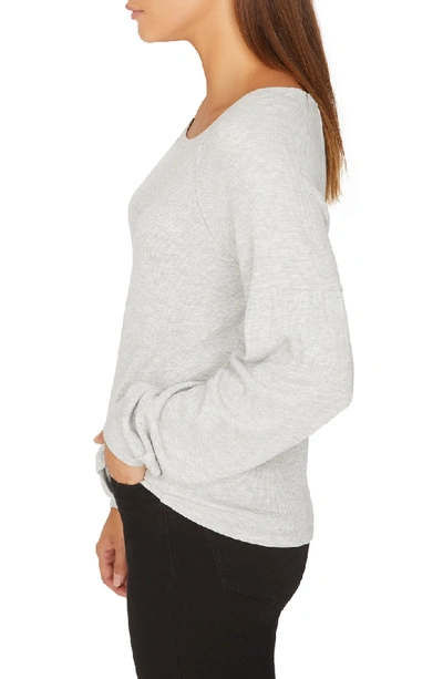 Shop Sanctuary Josephine Thermal Top In Heather Sterling