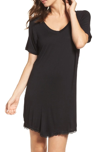 Shop Honeydew Intimates All American Sleep Shirt In Black