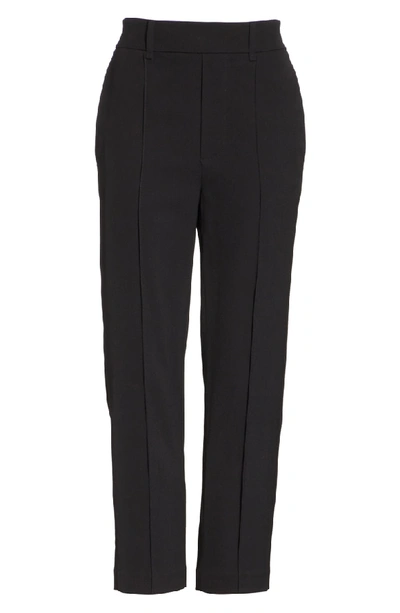 Shop Vince Stitch Front Trousers In Black