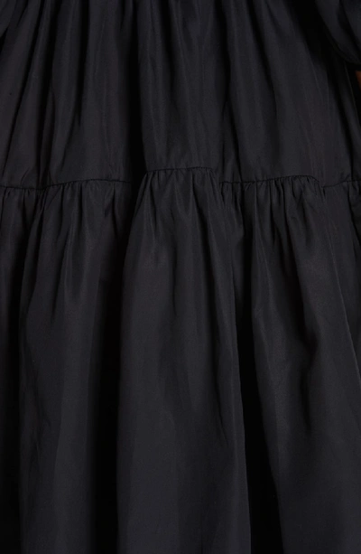Shop Cecilie Bahnsen Susannah Wrap Dress In Black
