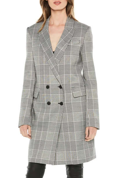 Bardot Plaid Coat In Monocheck