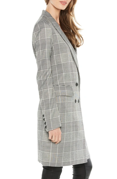 Bardot Plaid Coat In Monocheck