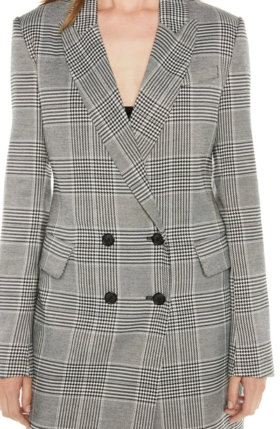 Bardot Plaid Coat In Monocheck