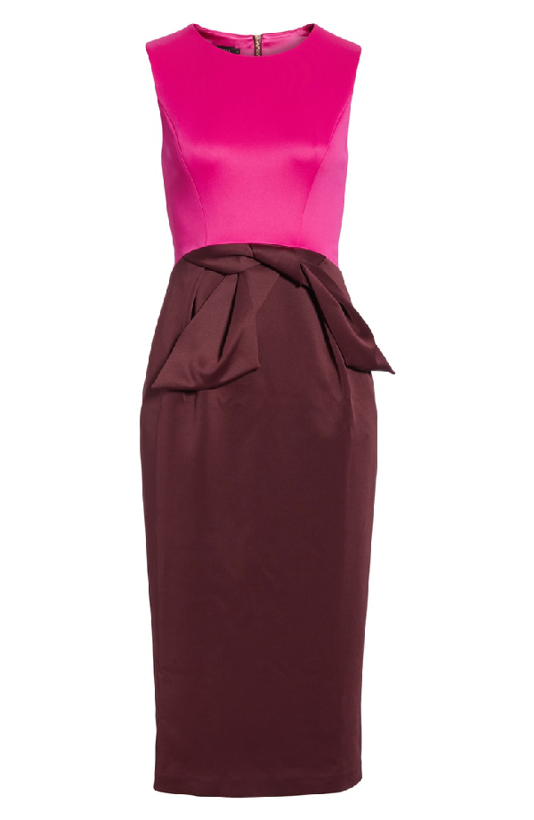 ted baker nikkita tulip bow dress
