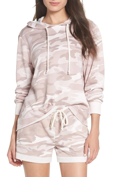 Shop Alternative Day Off Hoodie In Blush Camo