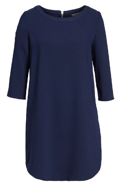 Shop Bb Dakota Jazlyn Crepe Shift Dress In Navy