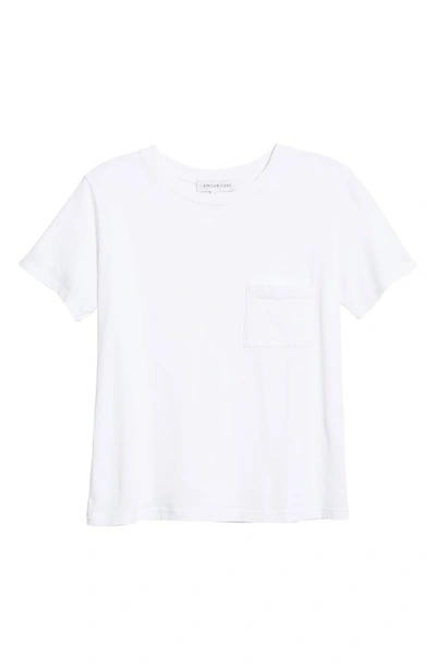 Shop Amour Vert Valentine Crewneck Tee In White