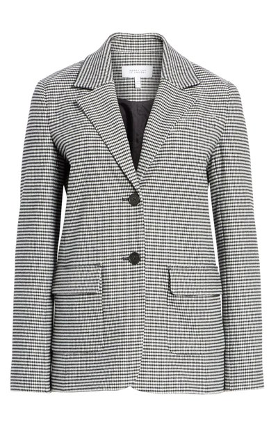 Shop Derek Lam 10 Crosby Oversize Blazer In Black-white