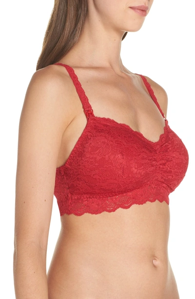 Shop Cosabella 'never Say Never Mommie' Soft Cup Nursing Bralette In Mystic Red