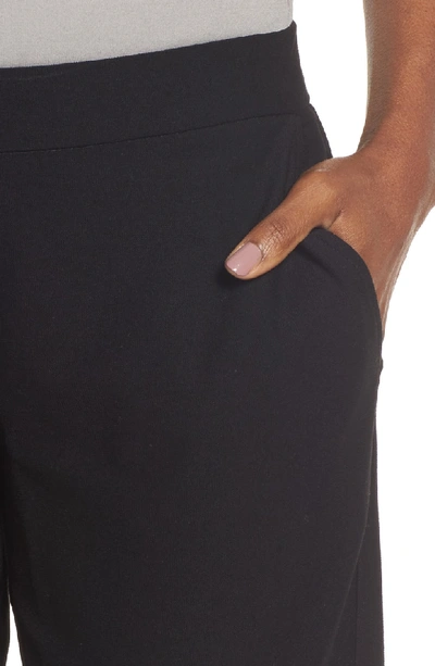 Shop Eileen Fisher Straight Leg Pants In Black