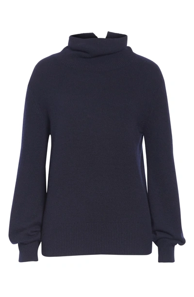 Vince Bishop Sleeve Cashmere Sweater In Coastal