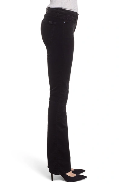 Shop Jen7 Slim Bootcut Cord Pants In Black