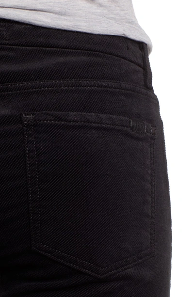 Shop Jen7 Slim Bootcut Cord Pants In Black