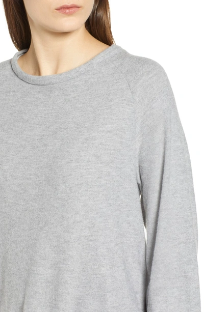 Shop Project Social T After Hours Open Back Sweatshirt In Heather Grey