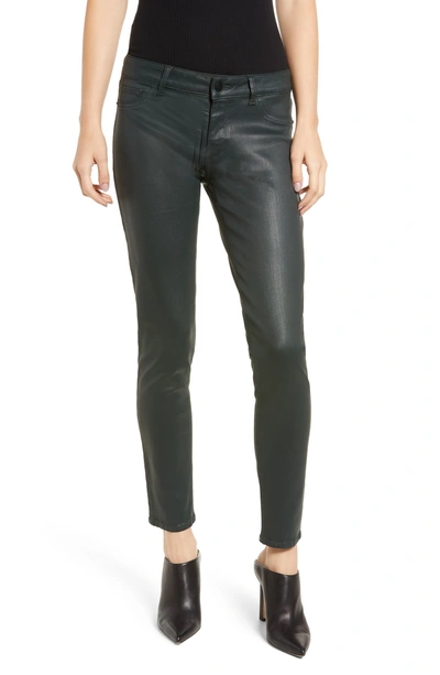 Shop Dl 1961 Emma Coated Power Leggings In Ivy