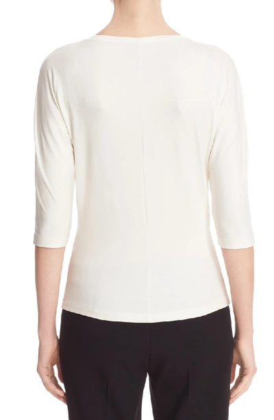 Shop Max Mara Circe Jersey Tee In Ivory