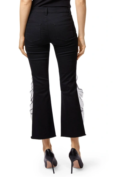 Shop J Brand Selena Crop Bootcut Jeans In Evening Haze
