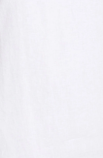 Shop Tommy Bahama Sea Glass Linen Shift Dress In White