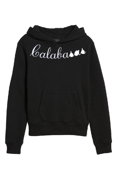 Shop Kendall + Kylie Calabasas Hoodie In Calabasas Black