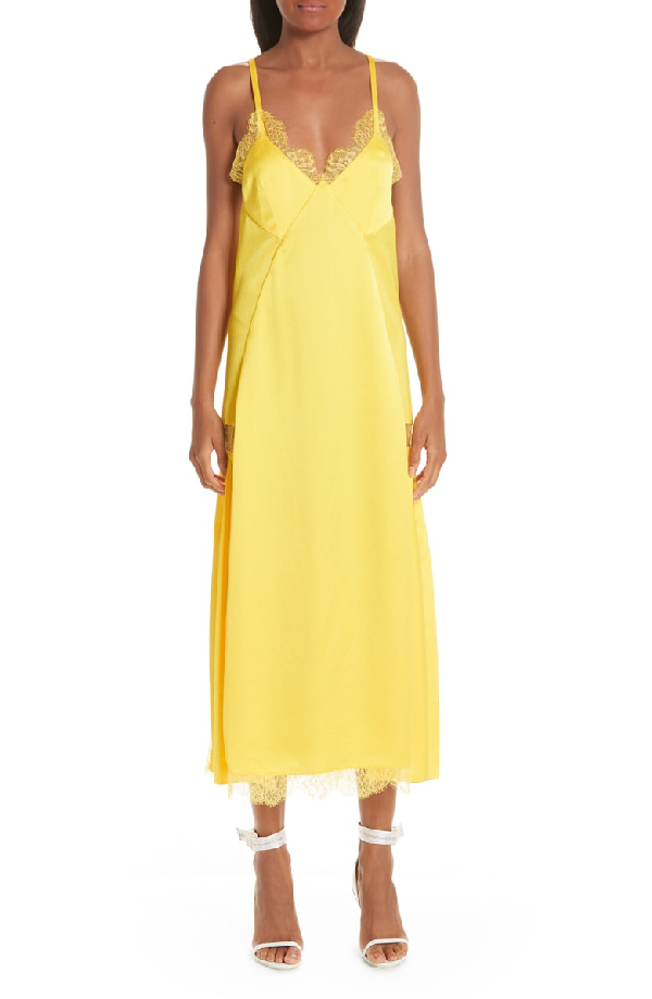 off white yellow dress