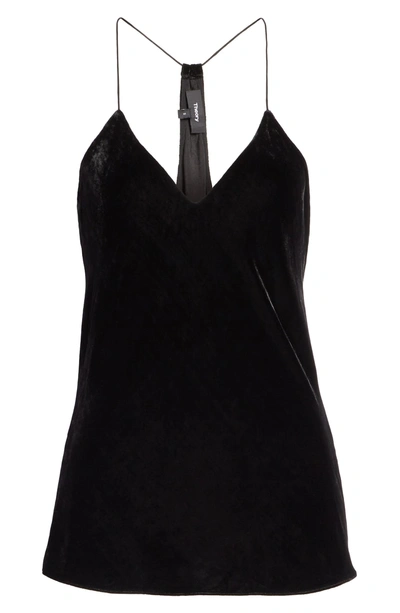 Shop Theory Slip Top In Black