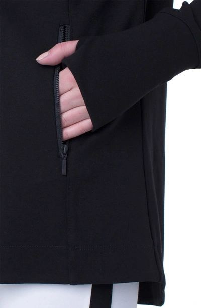 Shop Liverpool Asymmetrical Jacket In Black