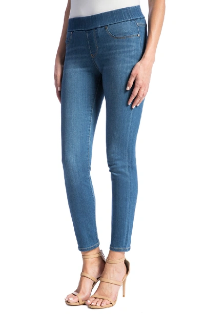 Shop Liverpool Jeans Company High Rise Stretch Denim Ankle Leggings In Coronado Mid