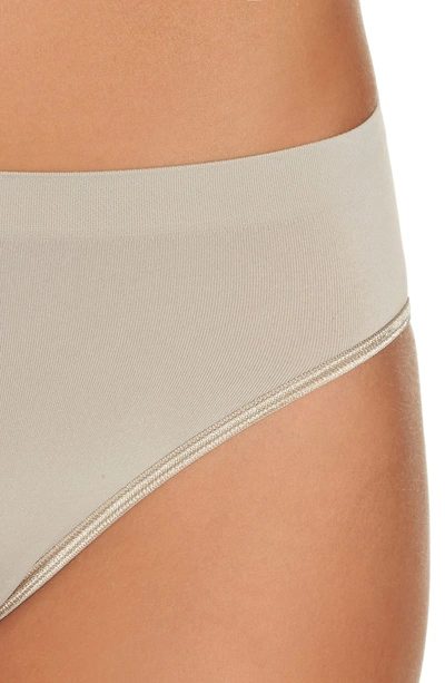 Shop Hanro 'touch Feeling' High Cut Briefs In Natural Stone